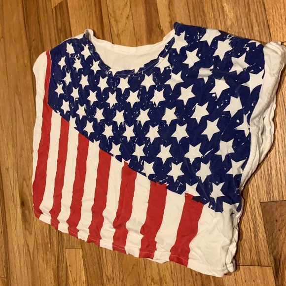 American Flag Crop Top - Picture 3 of 7